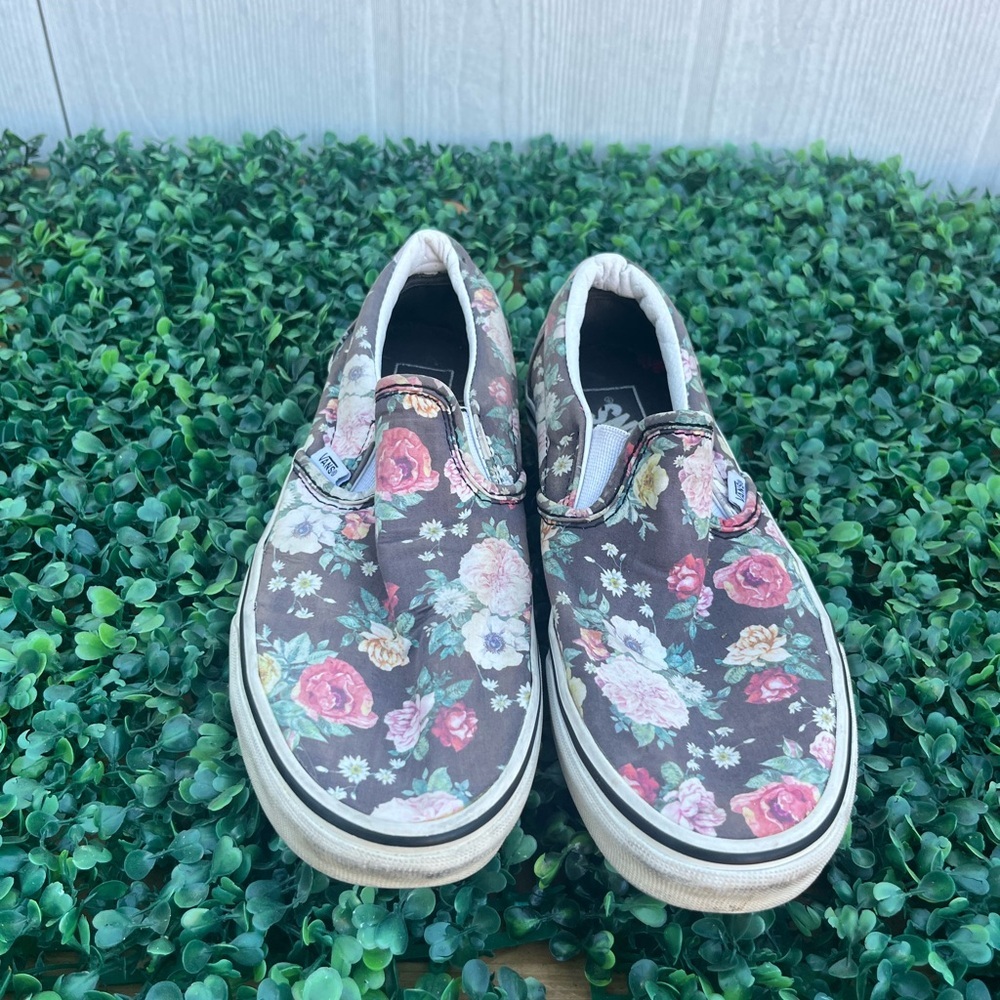 Gorgeous Unique Floral Vans